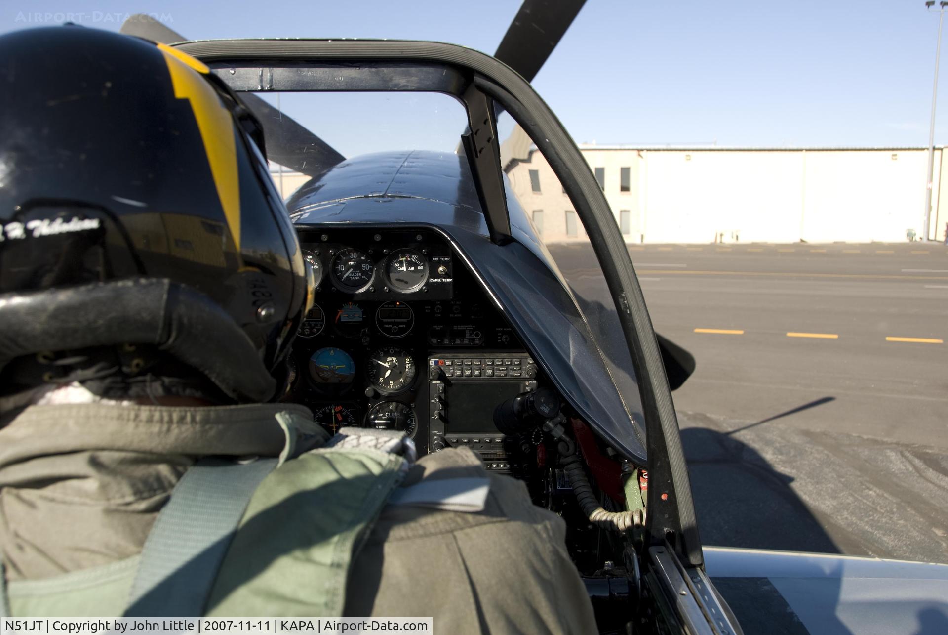 N51JT, 1946 North American P-51D Mustang C/N 122-41122 (44-74582), Strapped in the back and ready to go