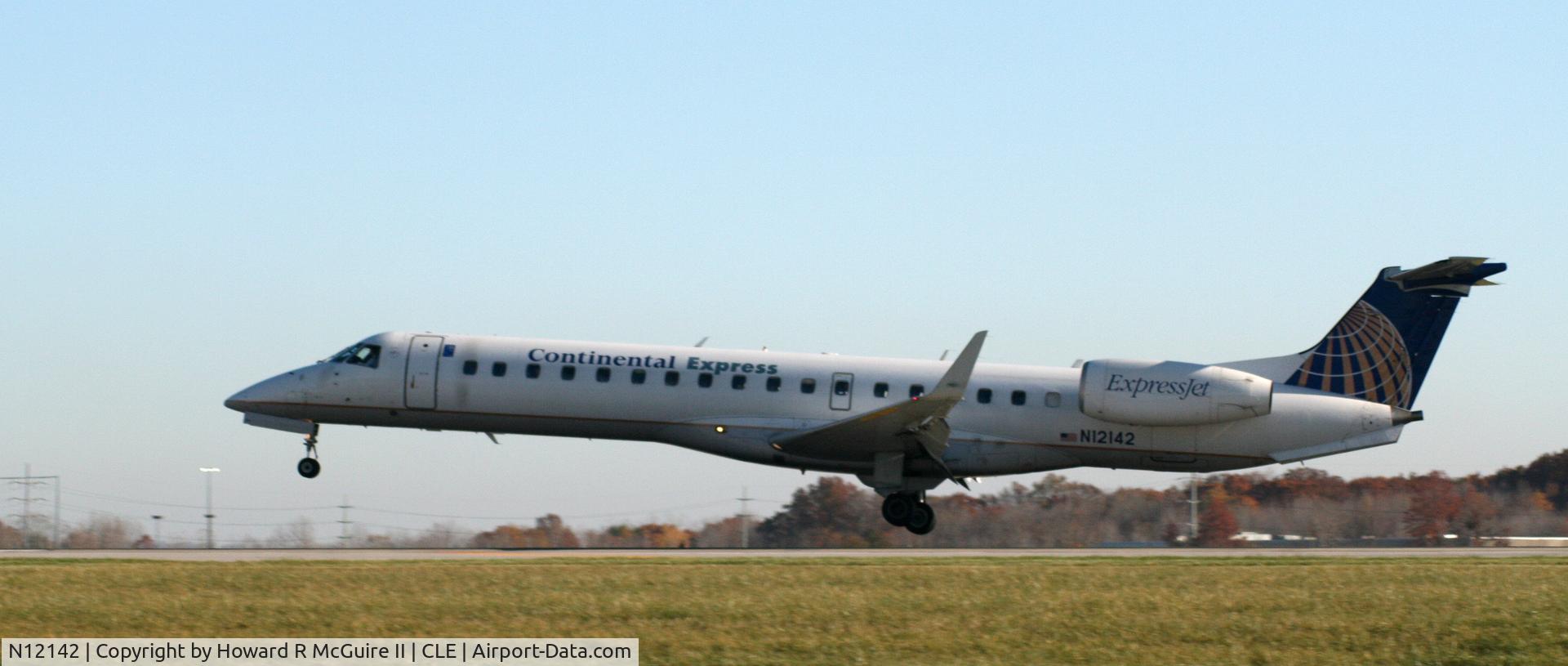 N12142, 2003 Embraer ERJ-145XR (EMB-145XR) C/N 145735, Cleveland Hopkins Airport