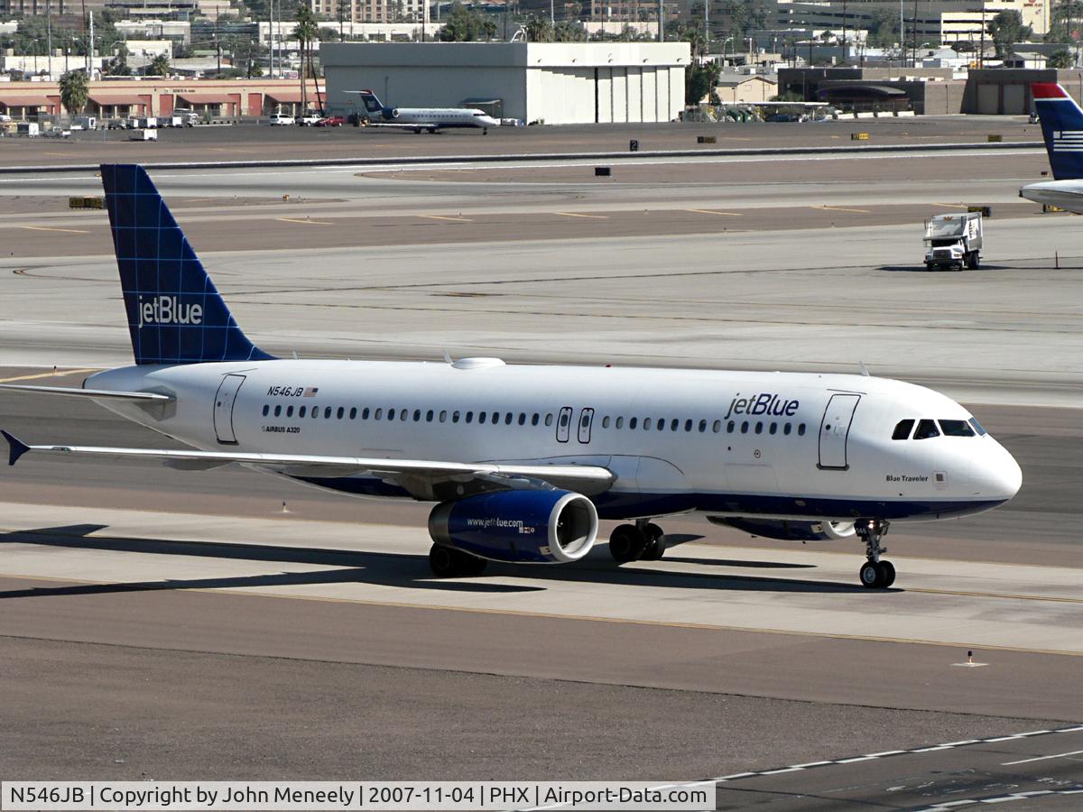 N546JB, 2002 Airbus A320-232 C/N 1827, 