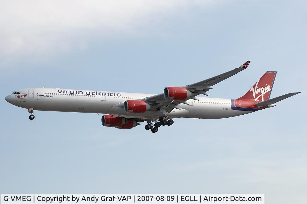 G-VMEG, 2002 Airbus A340-642 C/N 391, Virgin Atlantic A340-600