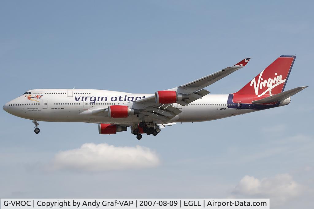 G-VROC, 2003 Boeing 747-41R C/N 32746, Virgin Atlantic 747-400