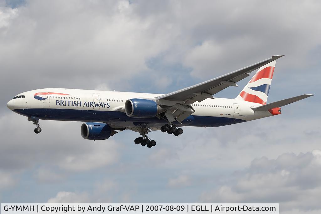 G-YMMH, 2000 Boeing 777-236/ER C/N 30309, British Airways 777-200