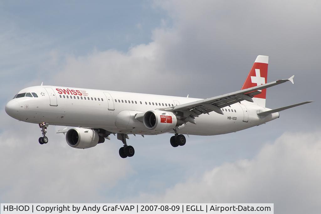HB-IOD, 1995 Airbus A321-111 C/N 522, SWISS A321