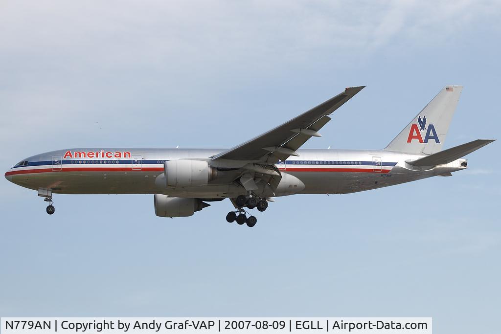 N779AN, 1999 Boeing 777-223 C/N 29955, American Airlines 777-200