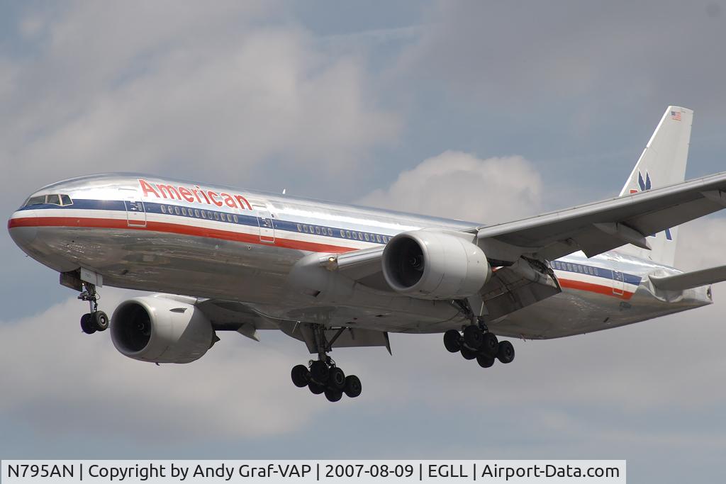 N795AN, 2000 Boeing 777-223 C/N 30257, American Airlines 777-200