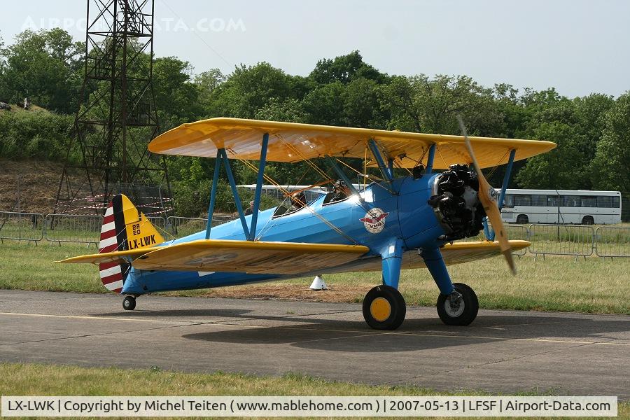 LX-LWK, Boeing PT-17 Kaydet (A75N1) C/N 273, Airshow for the 100th anniversary of the helicopter