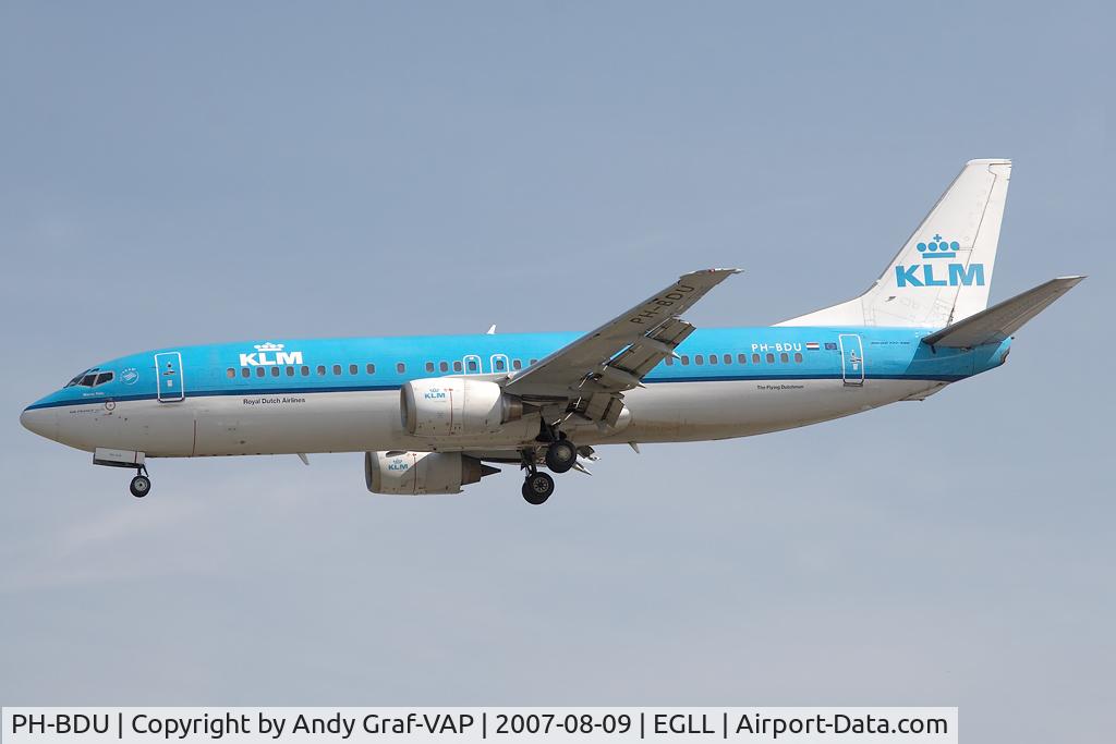 PH-BDU, 1990 Boeing 737-406 C/N 24857, KLM 737-400