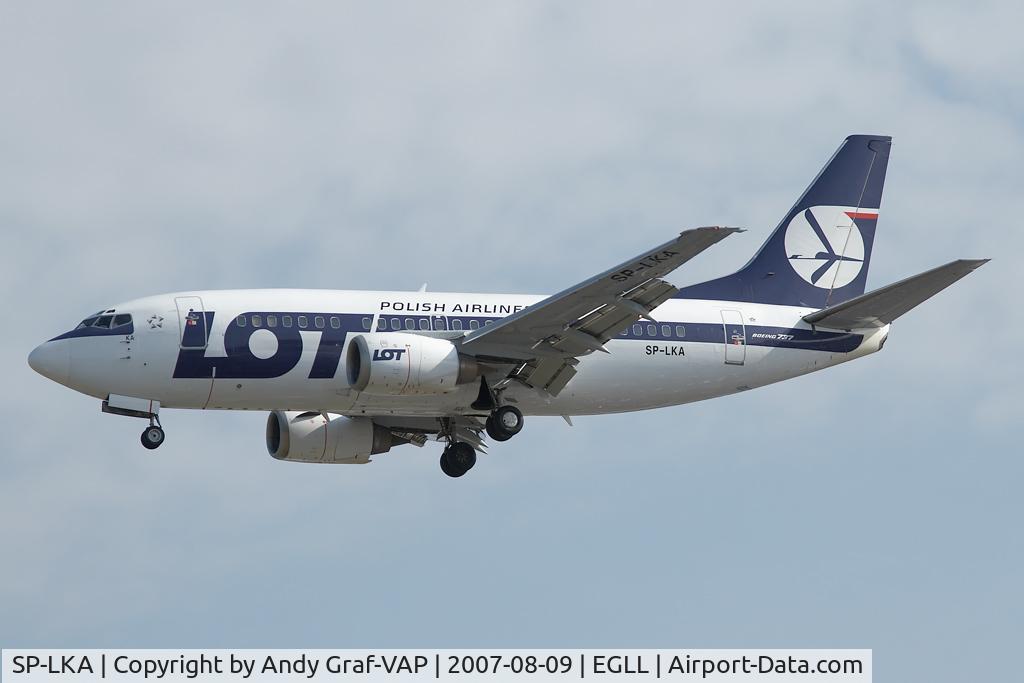 SP-LKA, 1992 Boeing 737-55D C/N 27416, LOT 737-500