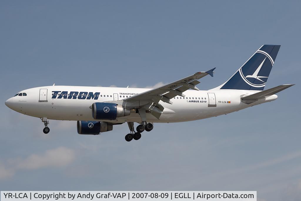 YR-LCA, 1992 Airbus A310-325 C/N 636, Tarom A310-300