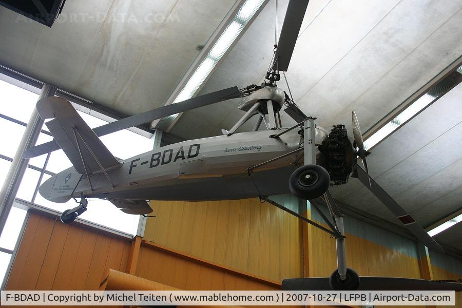 F-BDAD, SNCASE C.302 (Cierva C.30) C/N 15, Musee de l'Air et de l'Espace (Air and Space Museum)