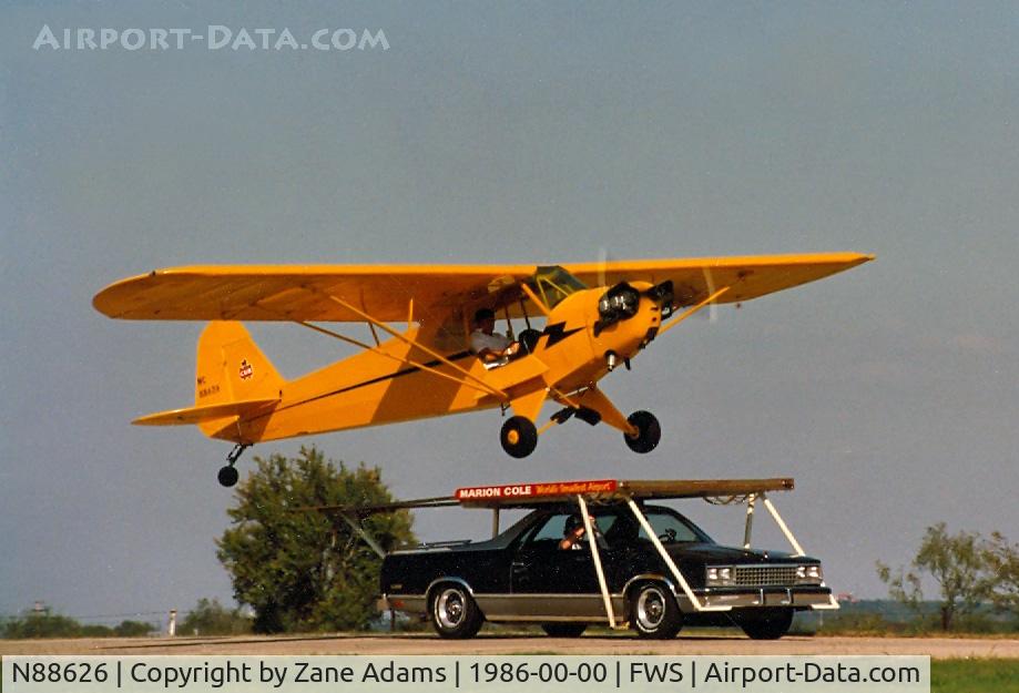 N88626, 1946 Piper J3C-65 Cub Cub C/N 16254, Marion Cole landing on the 