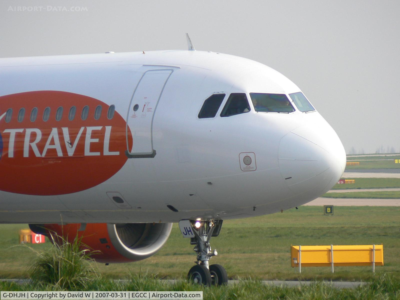 G-DHJH, 2000 Airbus A321-211 C/N 1238, Taxing out at Manchester