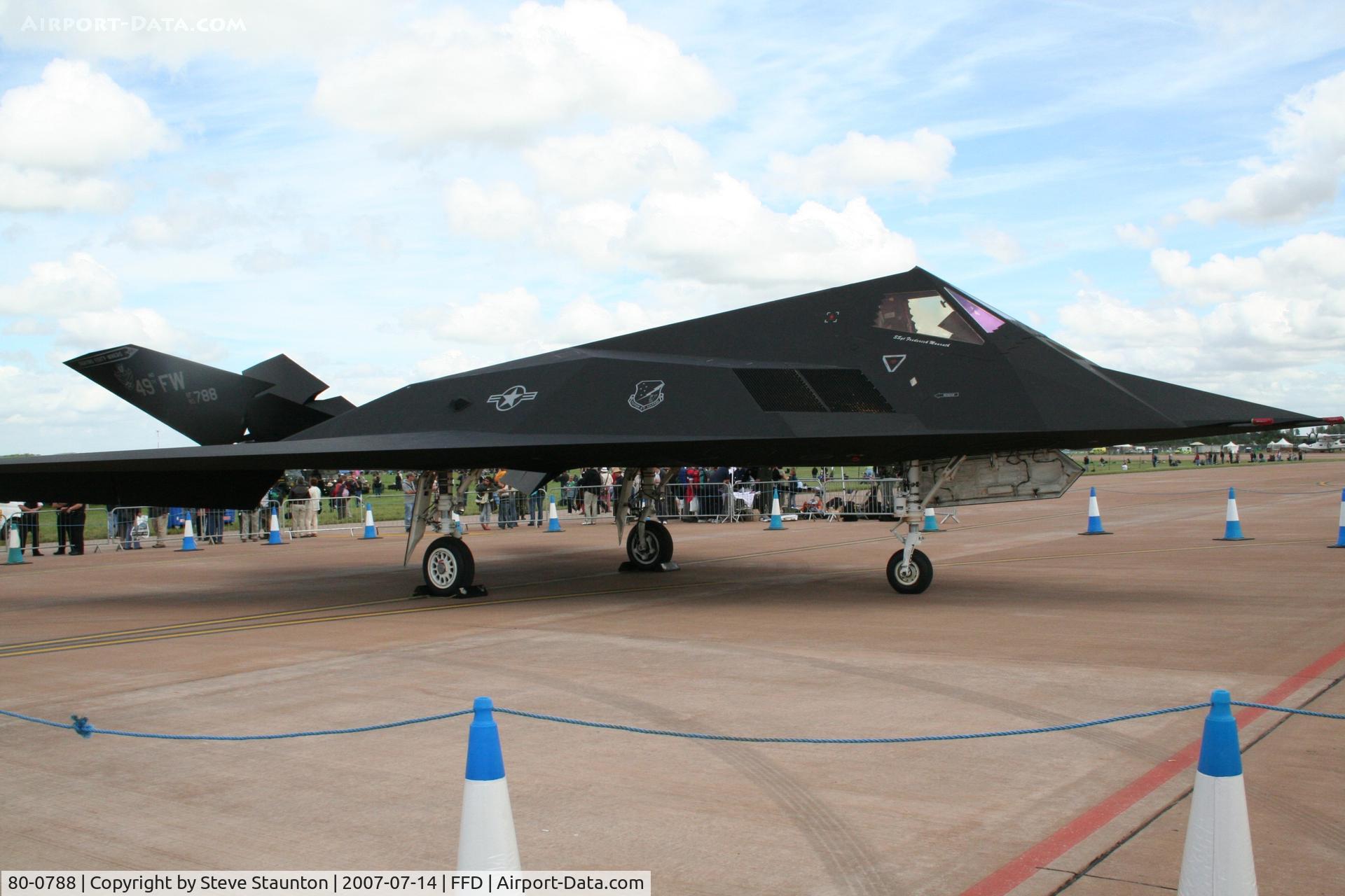 80-0788, 1980 Lockheed F-117A Nighthawk C/N A.4013, Royal International Air Tattoo 2007