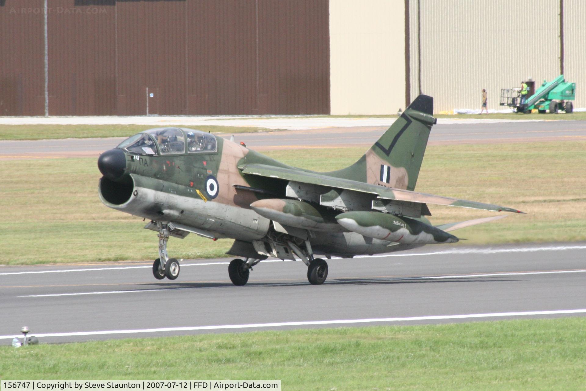 156747, LTV TA-7C Corsair II C/N E-014, Royal International Air Tattoo 2007