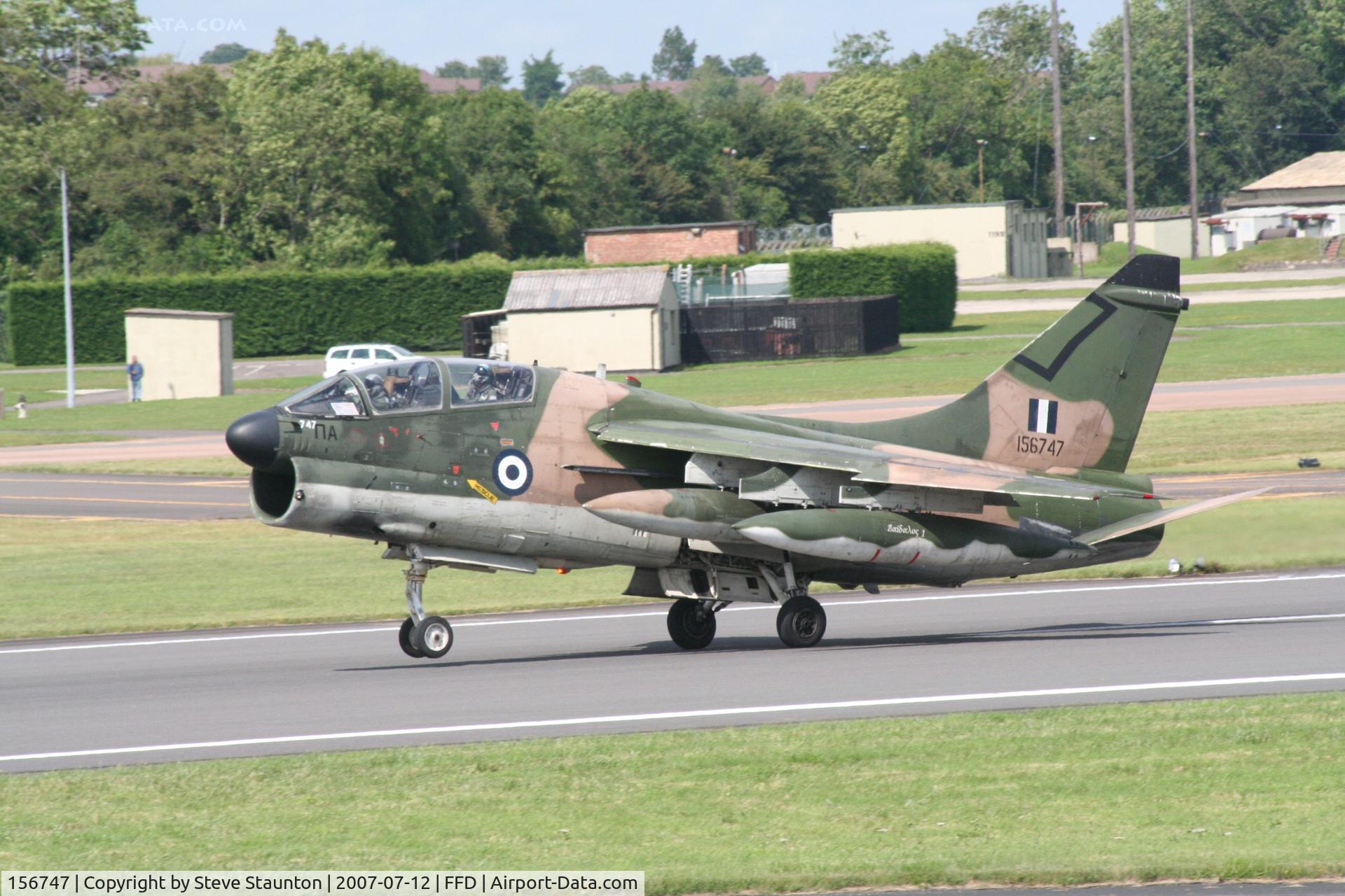156747, LTV TA-7C Corsair II C/N E-014, Royal International Air Tattoo 2007
