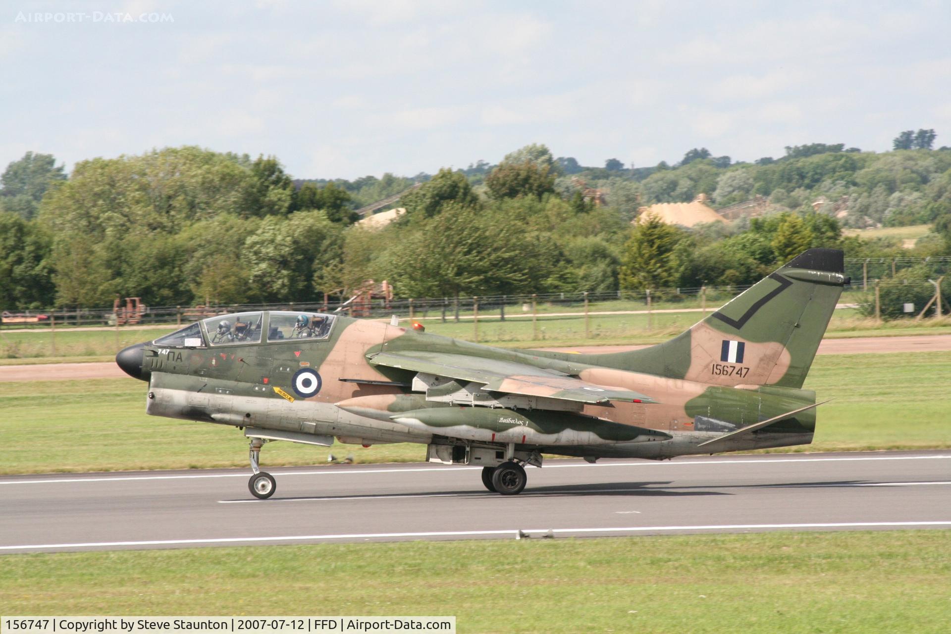 156747, LTV TA-7C Corsair II C/N E-014, Royal International Air Tattoo 2007