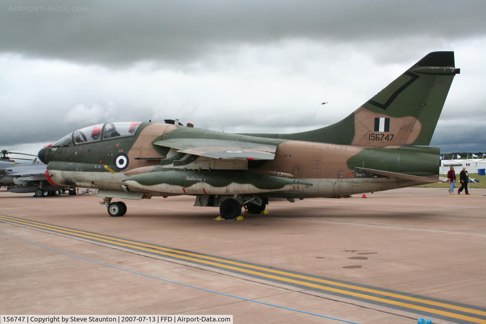 156747, LTV TA-7C Corsair II C/N E-014, Royal International Air Tattoo 2007