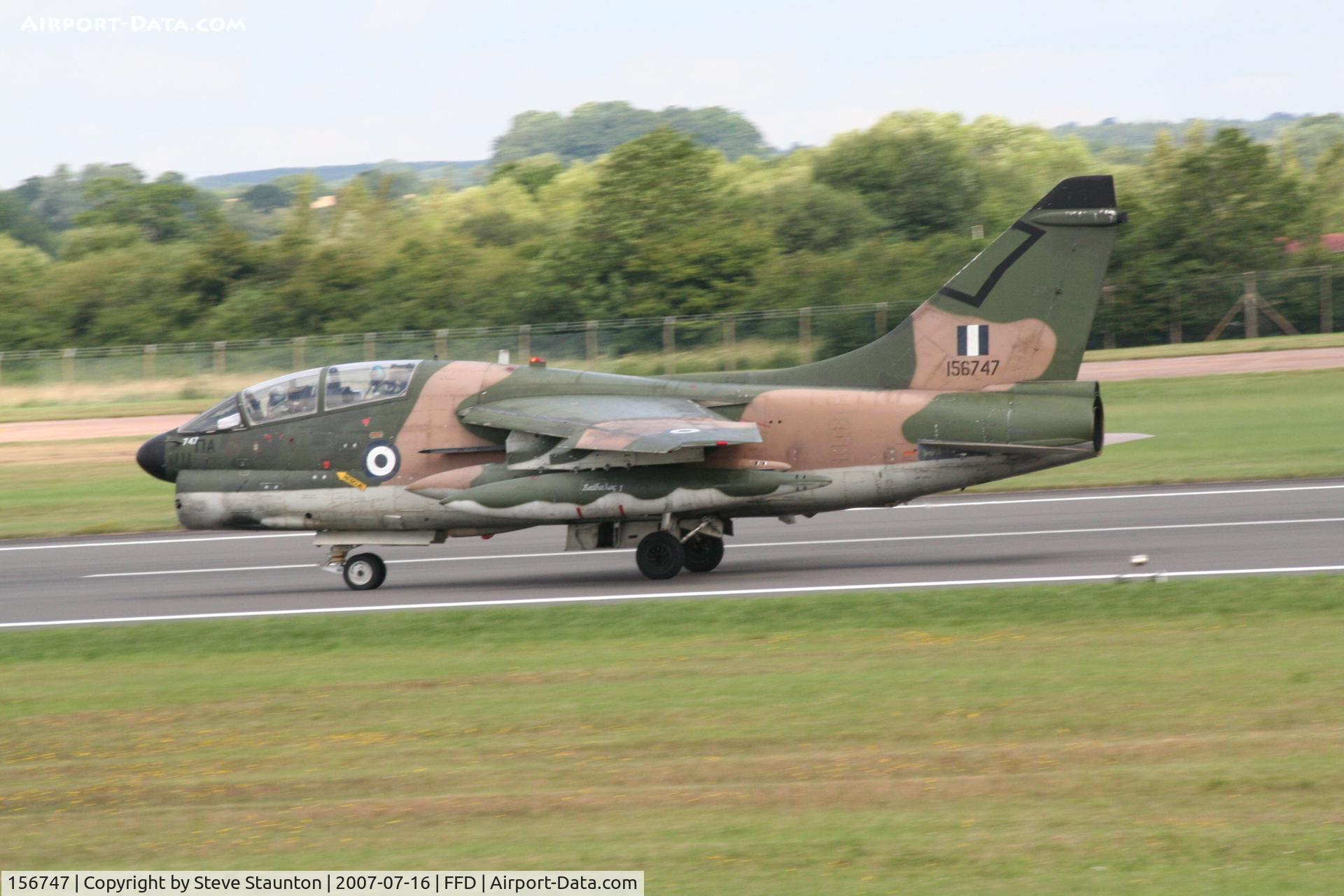 156747, LTV TA-7C Corsair II C/N E-014, Royal International Air Tattoo 2007