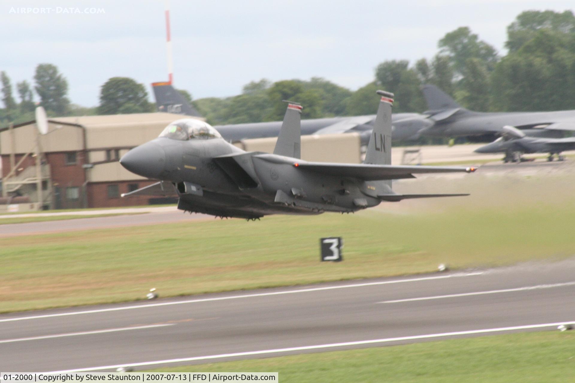 01-2000, 2001 McDonnell Douglas F-15E Strike Eagle C/N 1371/E232, Royal International Air Tattoo 2007