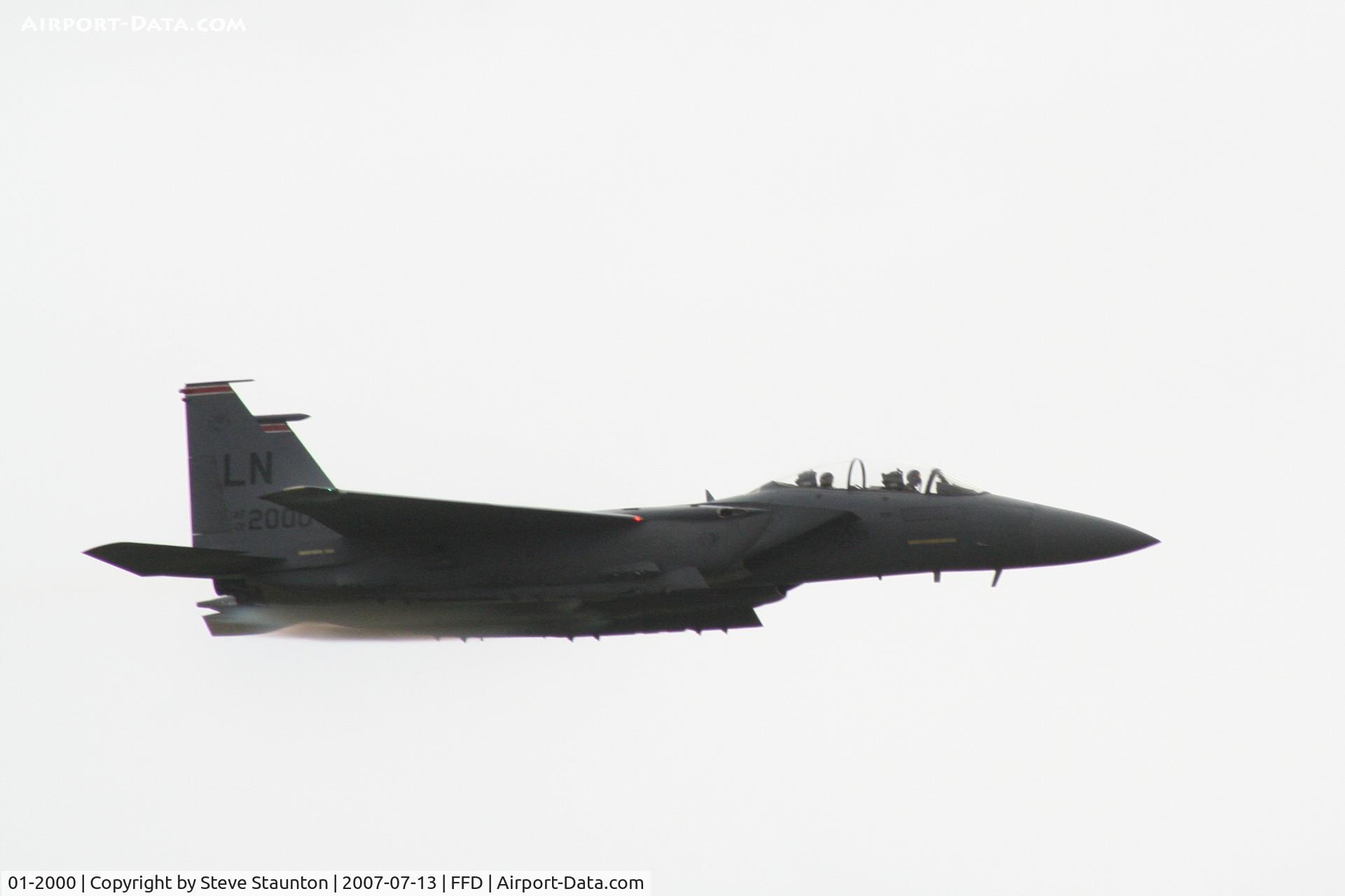 01-2000, 2001 McDonnell Douglas F-15E Strike Eagle C/N 1371/E232, Royal International Air Tattoo 2007