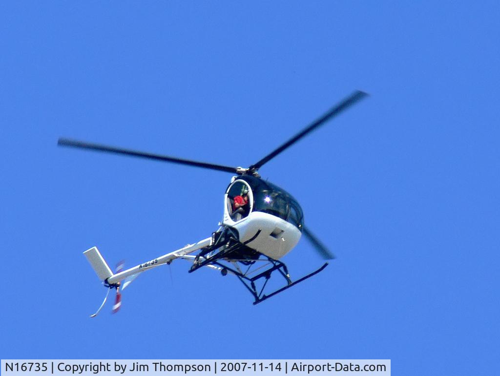N16735, 2006 Schweizer 269C-1 C/N 0231, Panasonic Lumix FZ30 900mm f/4.5 at 1/640 sec