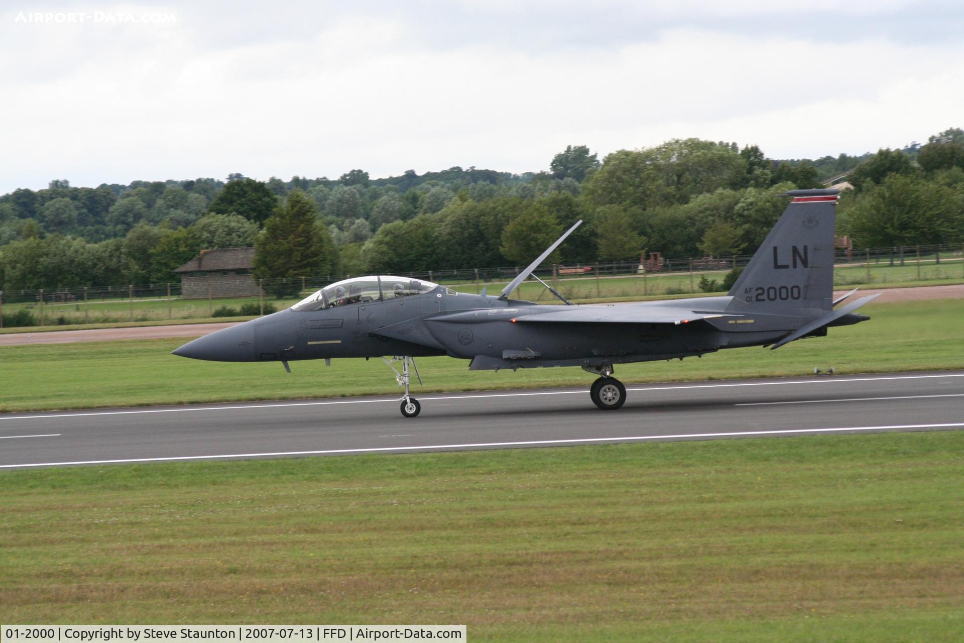 01-2000, 2001 McDonnell Douglas F-15E Strike Eagle C/N 1371/E232, Royal International Air Tattoo 2007