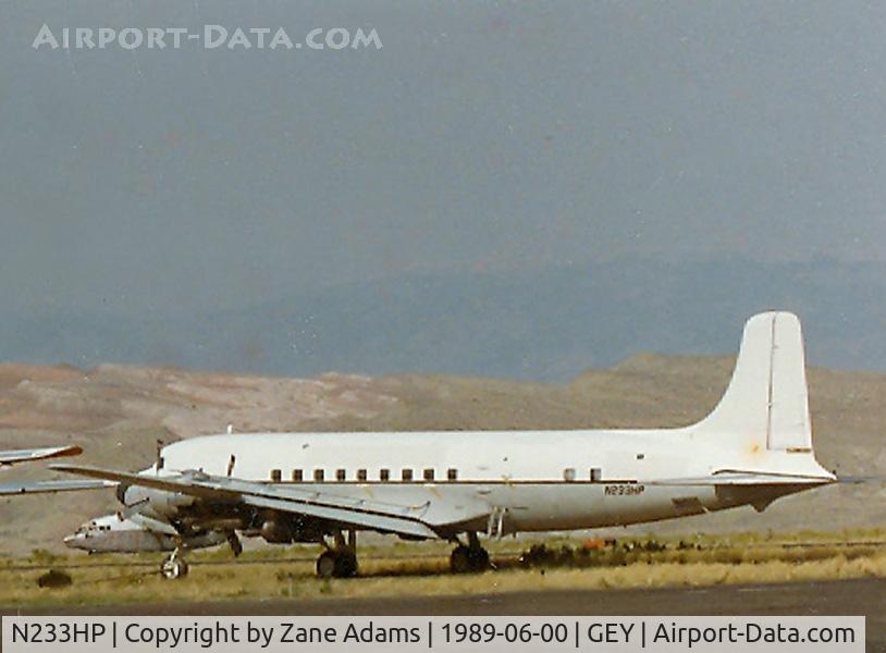 N233HP, 1955 Douglas C-118A Liftmaster (DC-6A) C/N 44661, Hawkins and Powers at Greybull, MT