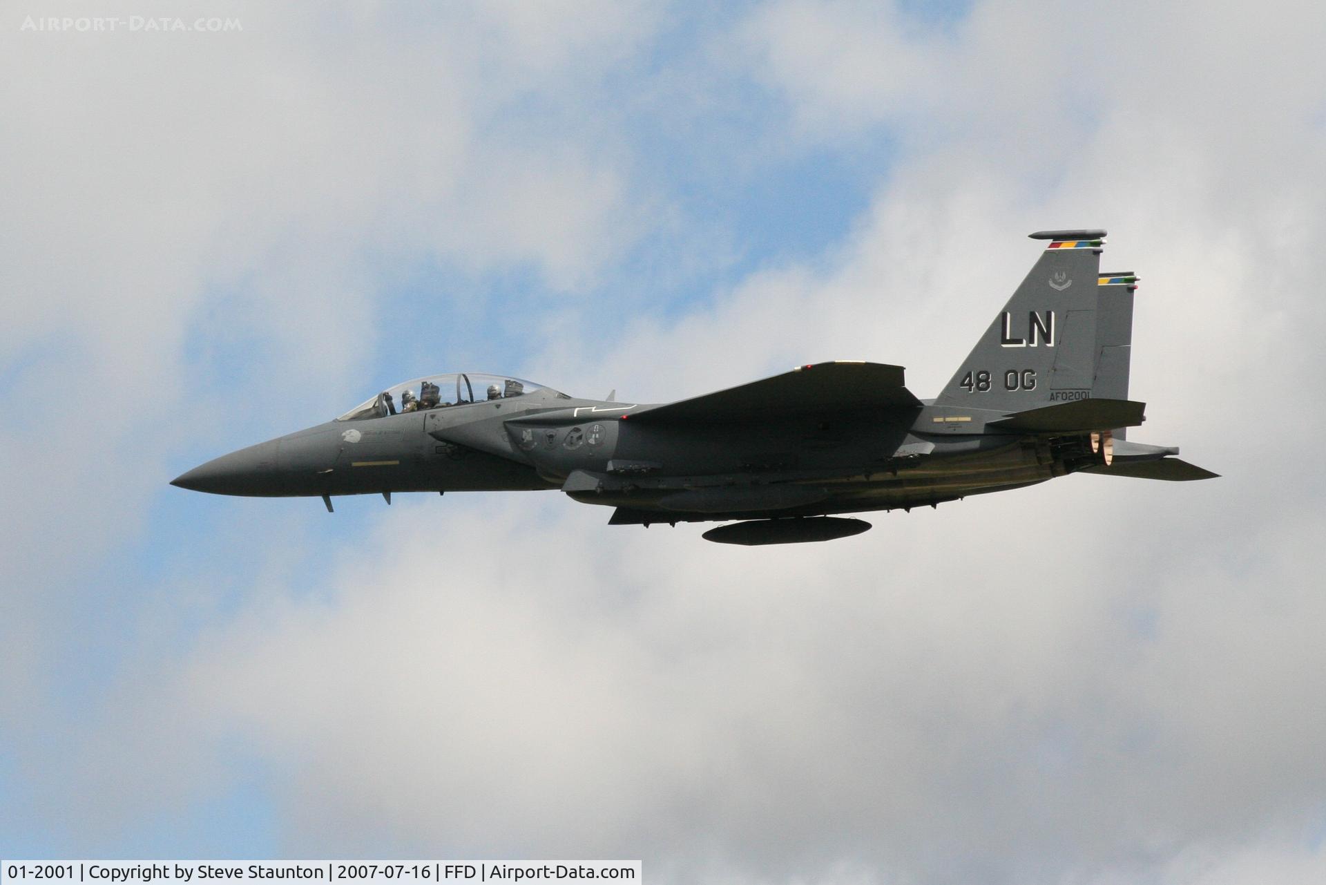 01-2001, 2001 McDonnell Douglas F-15E Strike Eagle C/N 1372/E233, Royal International Air Tattoo 2007