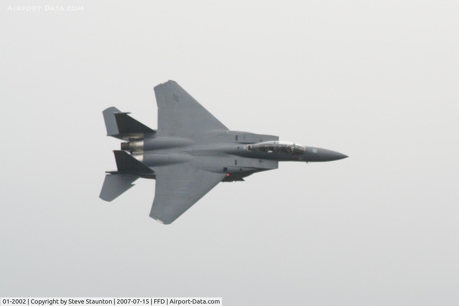 01-2002, 2001 McDonnell Douglas F-15E Strike Eagle C/N 1373/E234, Royal International Air Tattoo 2007