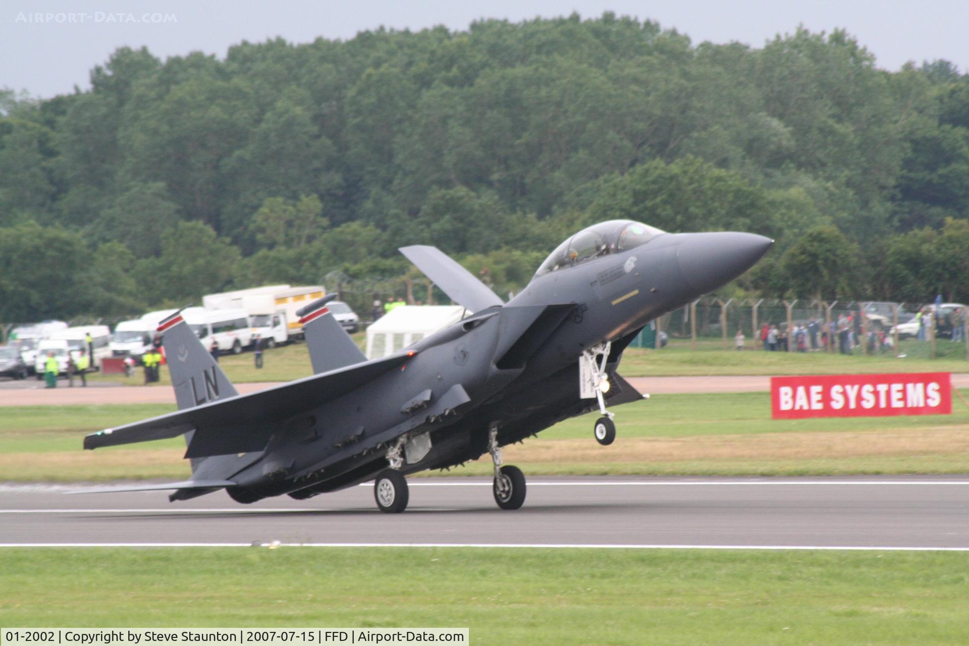 01-2002, 2001 McDonnell Douglas F-15E Strike Eagle C/N 1373/E234, Royal International Air Tattoo 2007