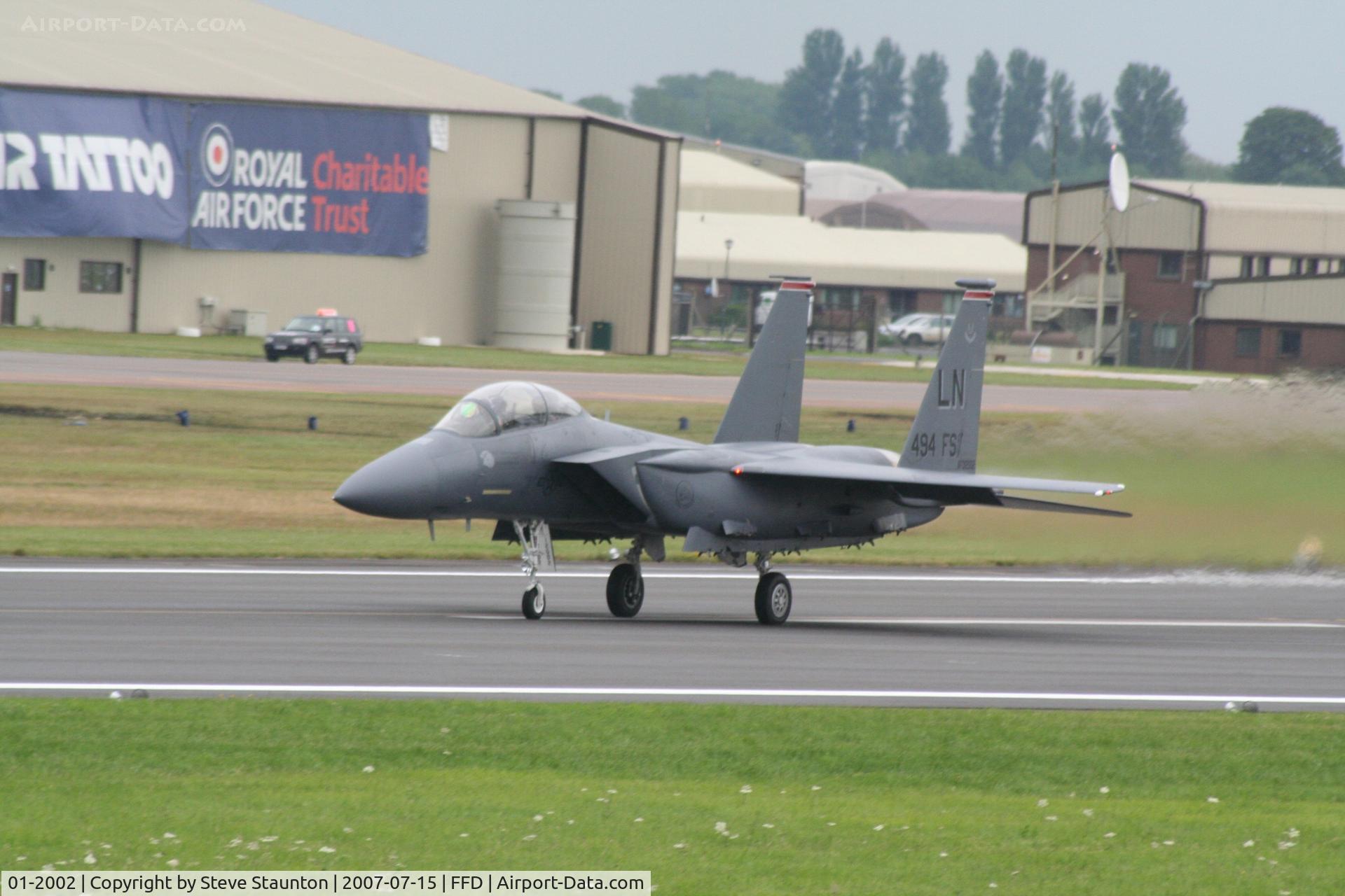 01-2002, 2001 McDonnell Douglas F-15E Strike Eagle C/N 1373/E234, Royal International Air Tattoo 2007