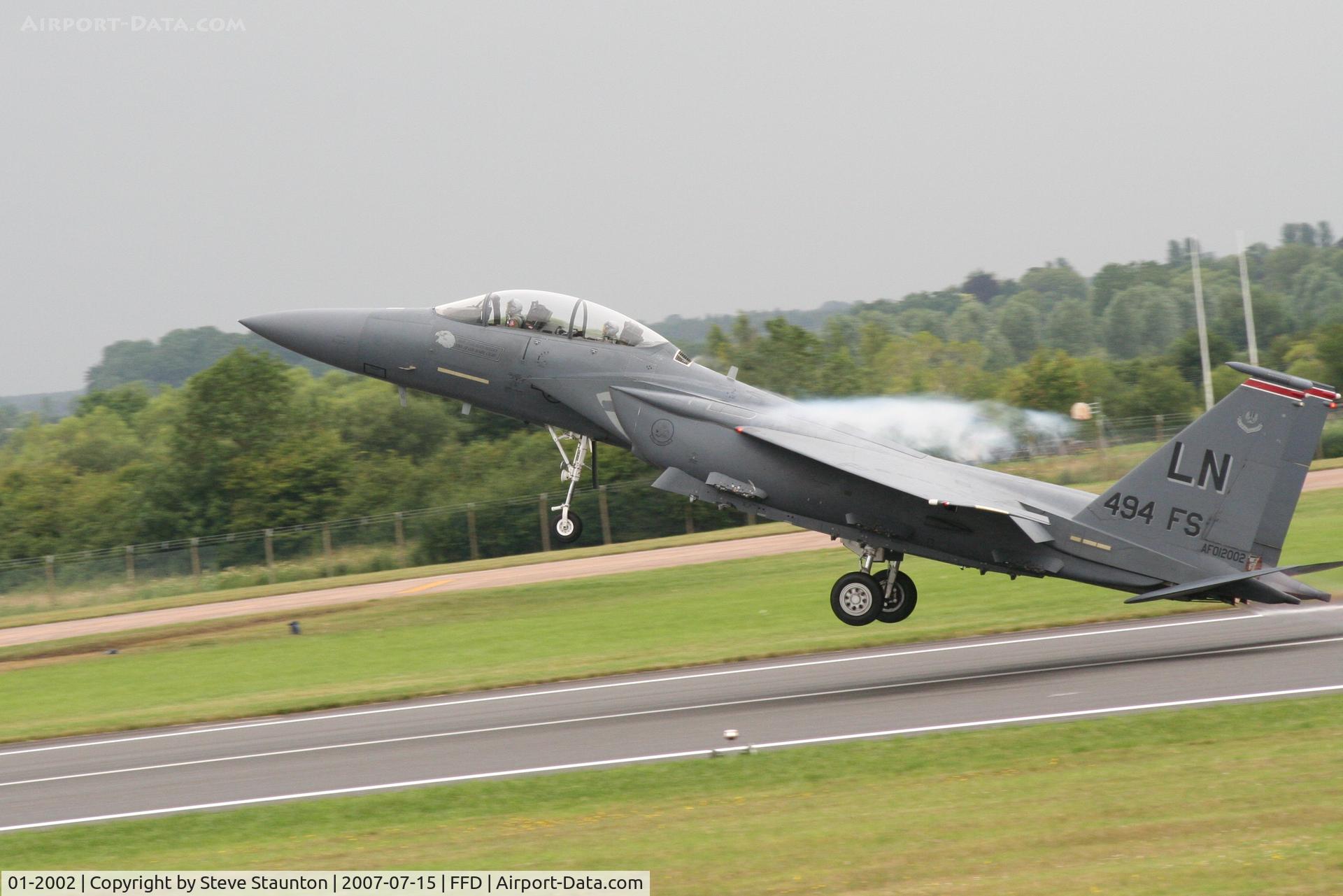 01-2002, 2001 McDonnell Douglas F-15E Strike Eagle C/N 1373/E234, Royal International Air Tattoo 2007