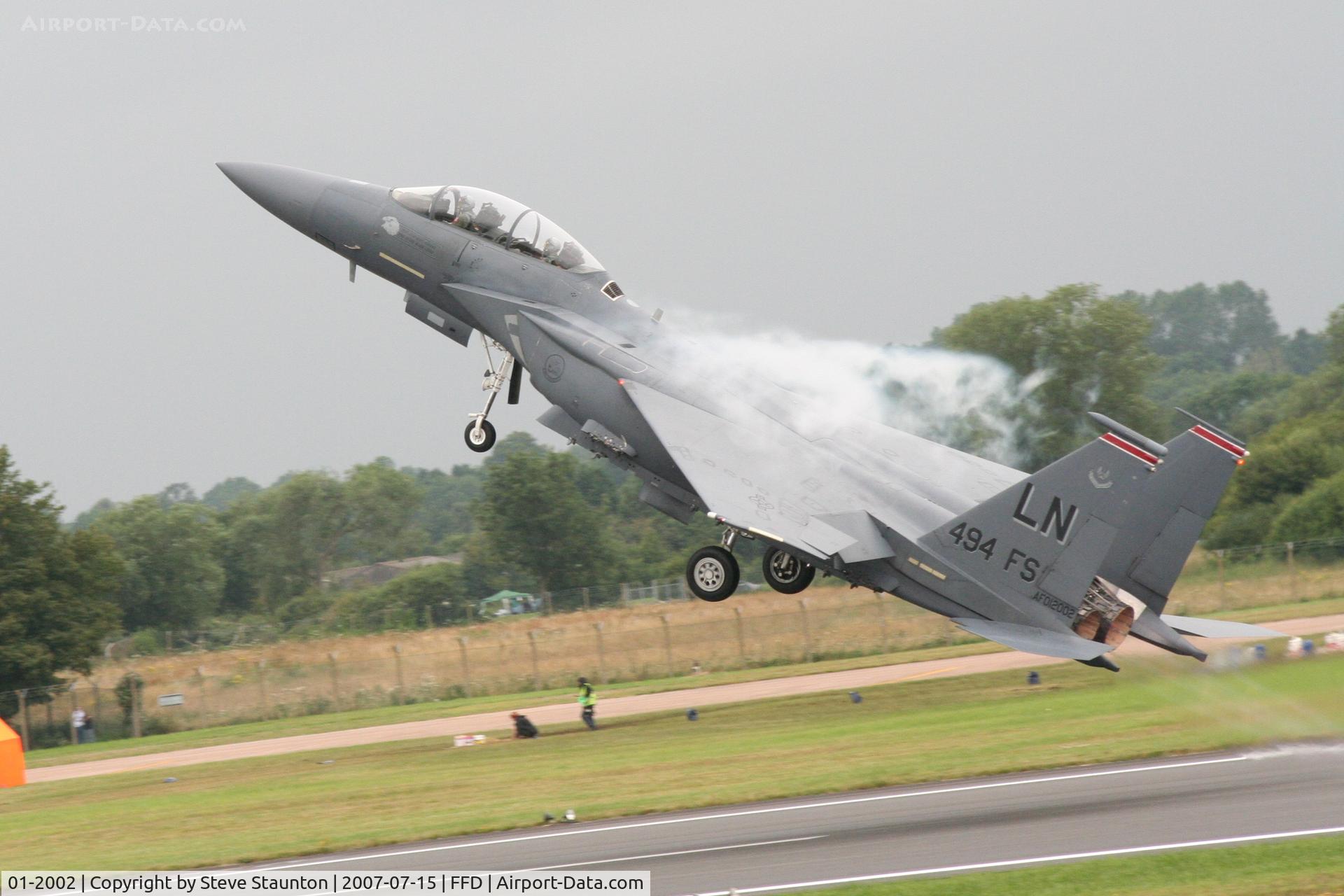 01-2002, 2001 McDonnell Douglas F-15E Strike Eagle C/N 1373/E234, Royal International Air Tattoo 2007