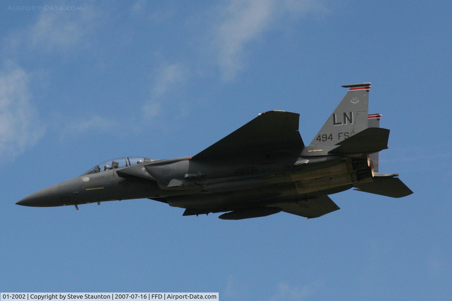 01-2002, 2001 McDonnell Douglas F-15E Strike Eagle C/N 1373/E234, Royal International Air Tattoo 2007