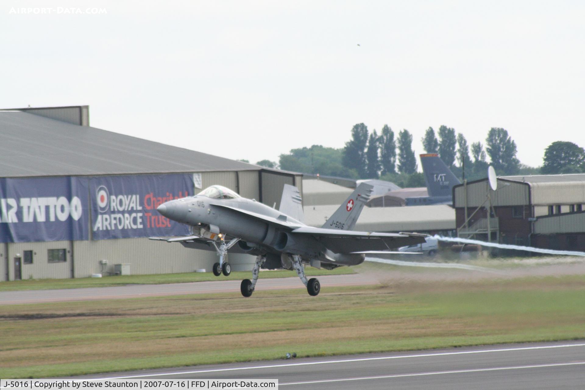 J-5016, 2001 McDonnell Douglas F/A-18C Hornet C/N 1363, Royal International Air Tattoo 2007