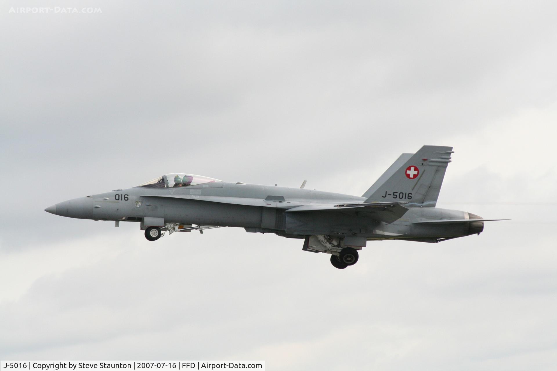 J-5016, 2001 McDonnell Douglas F/A-18C Hornet C/N 1363, Royal International Air Tattoo 2007