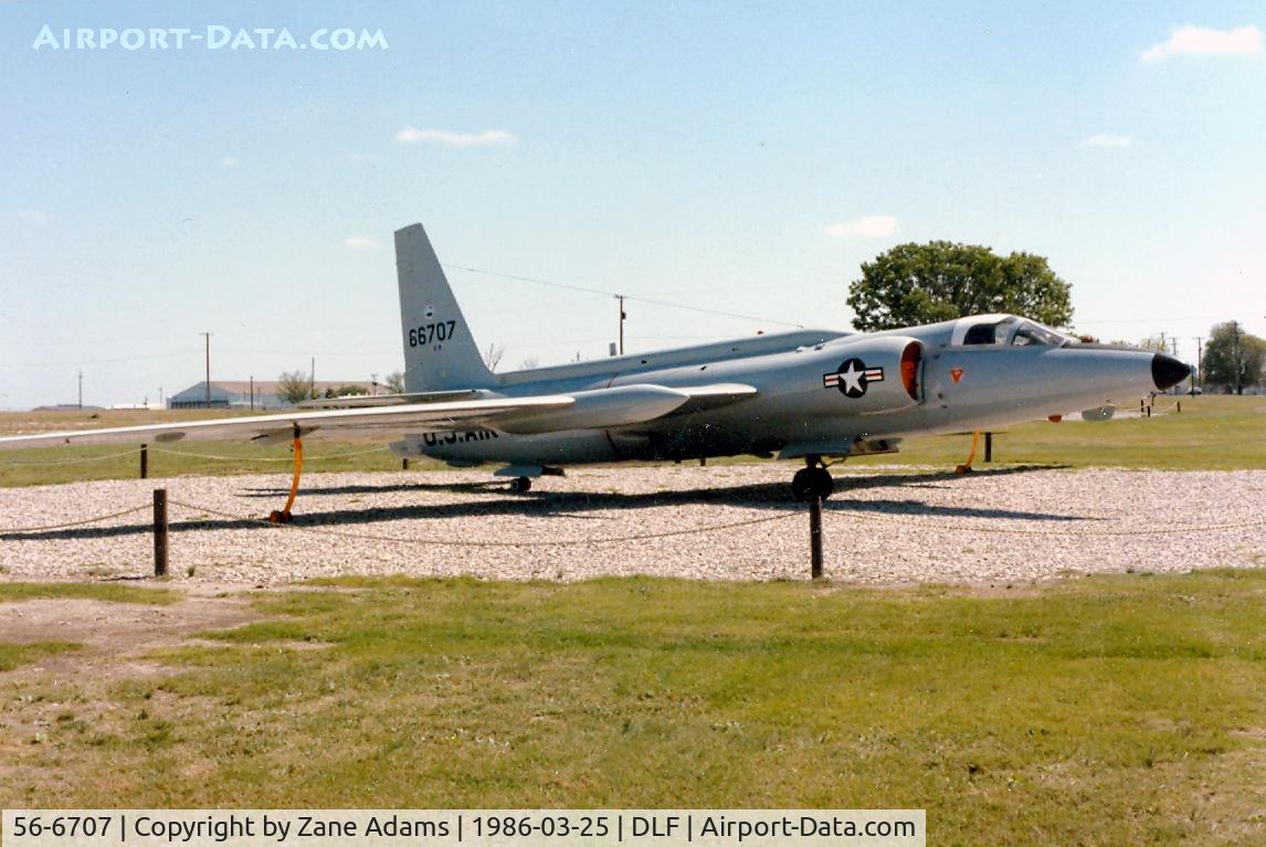 56-6707, 1956 Lockheed U-2A C/N 374, On Display at front gate - Laughlin AFB