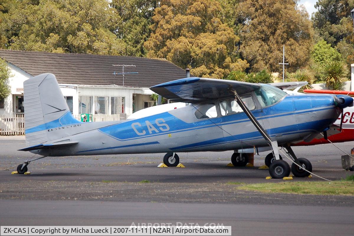 ZK-CAS, Cessna 180A C/N 32959, Parked at Ardmore
