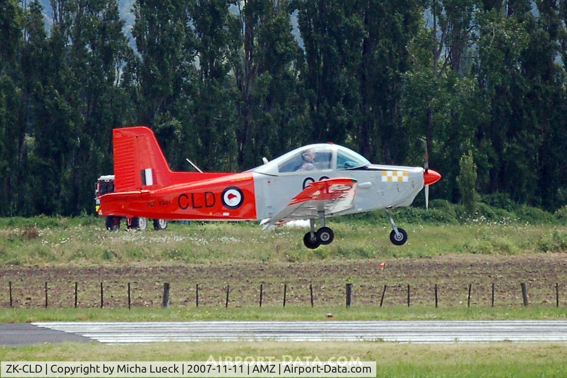 ZK-CLD, Victa Airtourer 115 C/N 130, Just about to touch down