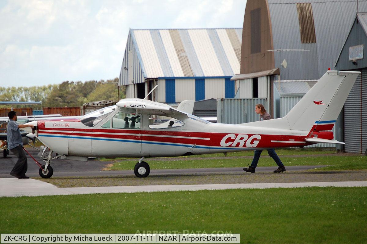 ZK-CRG, Cessna 177RG Cardinal C/N 177RG0547, Getting ready for a Sunday flight