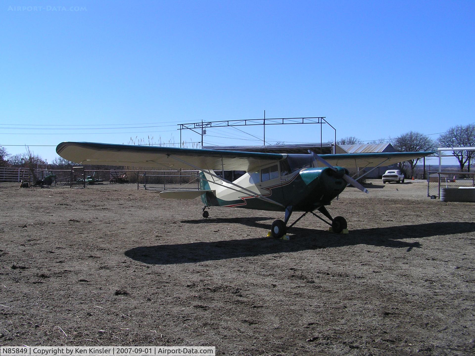 N85849, 1946 Aeronca 11AC Chief C/N 11AC-285, Flying again Sep 1 2007