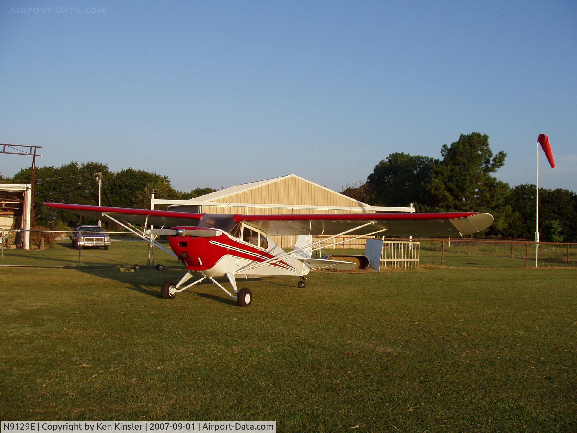 N9129E, 1946 Aeronca 11AC Chief C/N 11AC-762, Flying again Sep 1 2007