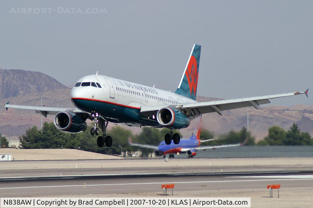 N838AW, 2005 Airbus A319-132 C/N 2615, US Airways / 2005 Airbus A319-132