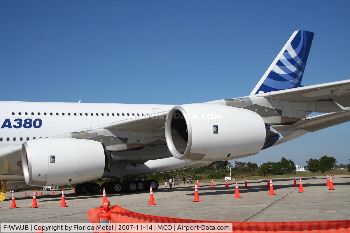 F-WWJB, 2006 Airbus A380-861 C/N 007, A380 giant engines