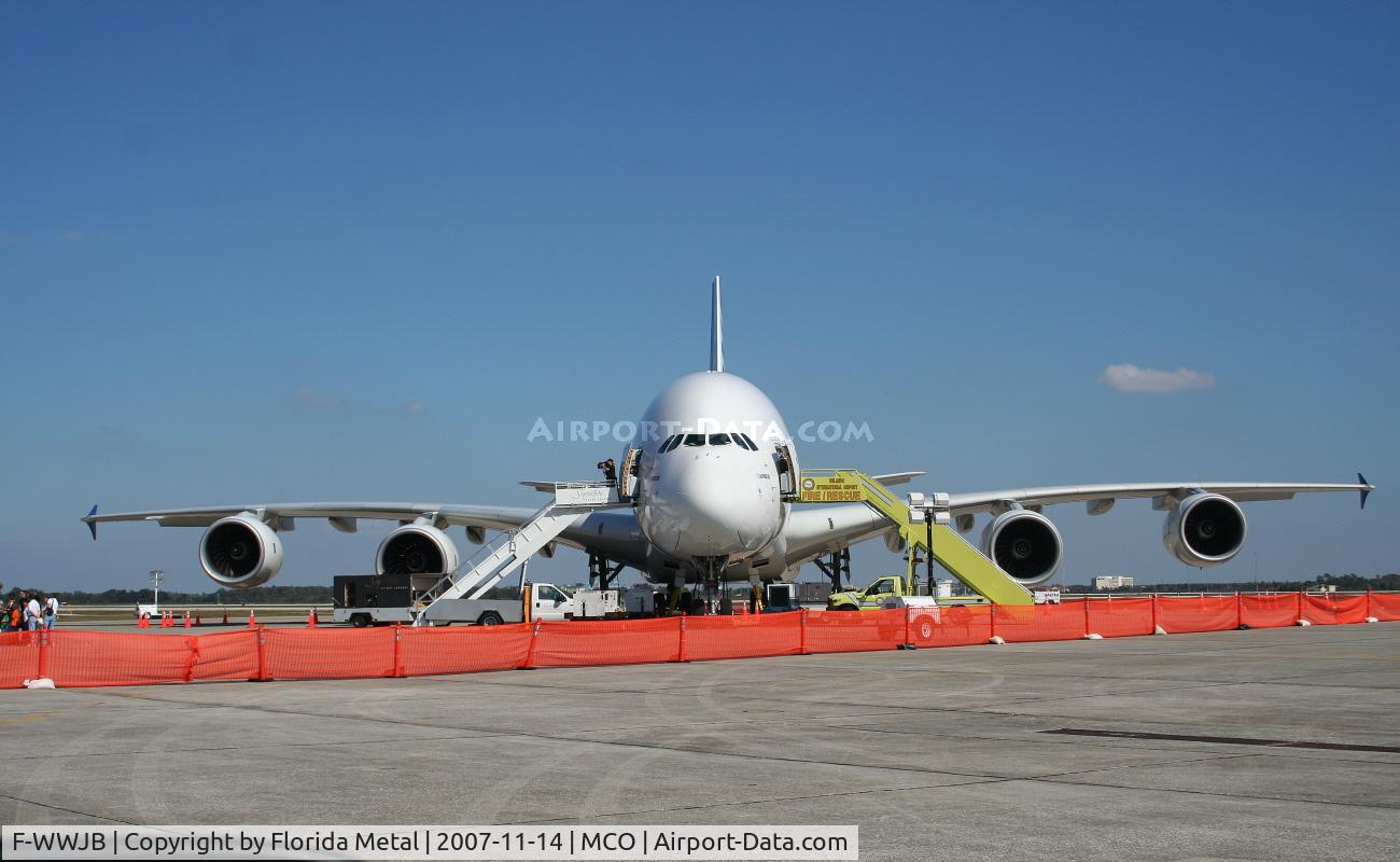 F-WWJB, 2006 Airbus A380-861 C/N 007, A380 head on