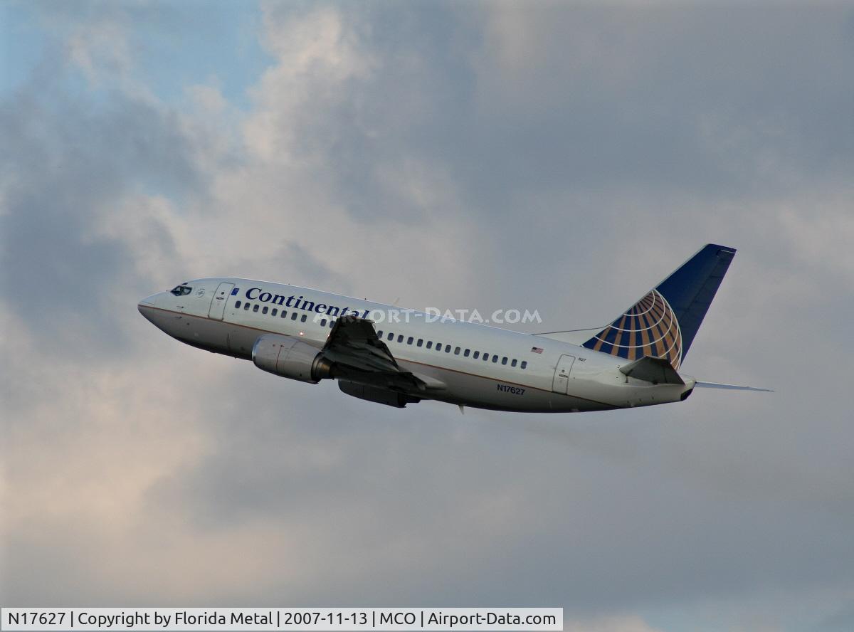 N17627, 1995 Boeing 737-524 C/N 27531, Continental