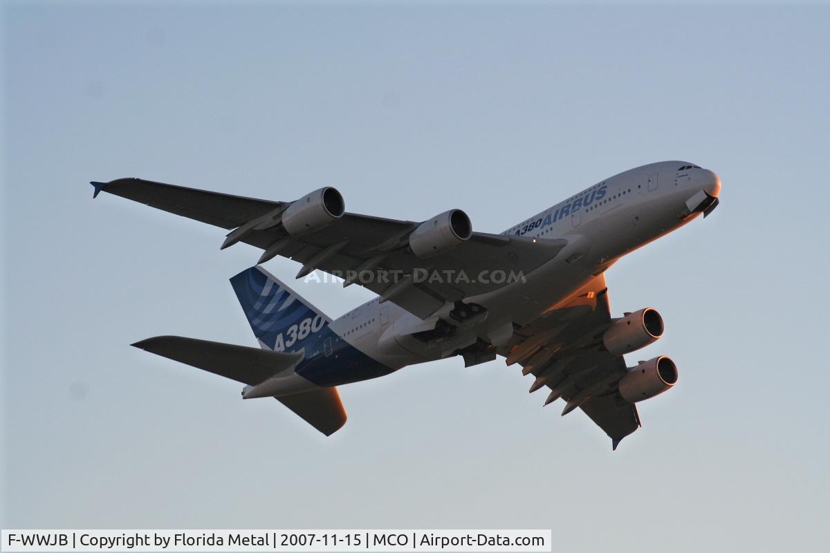 F-WWJB, 2006 Airbus A380-861 C/N 007, A380 take off