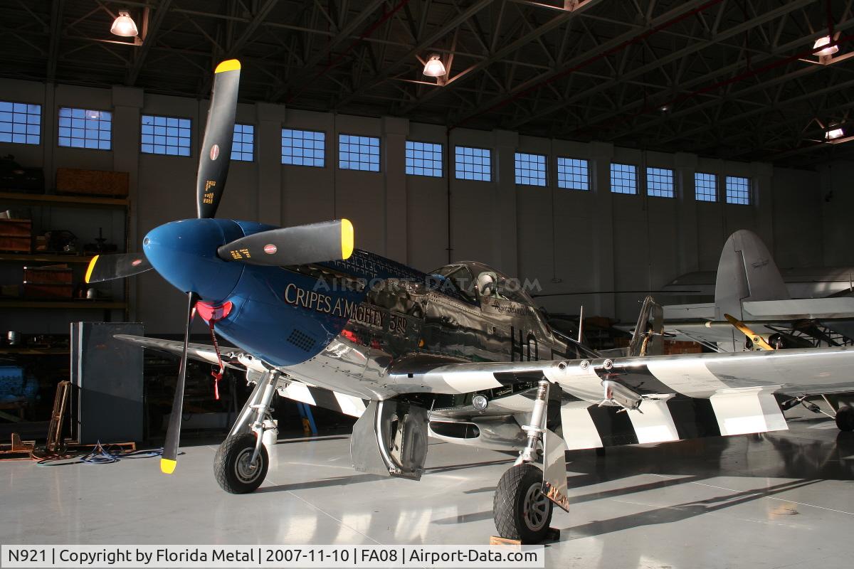 N921, 1945 North American P-51D Mustang C/N 124-48260 (45-11507), P-51D Cripes A'Mighty