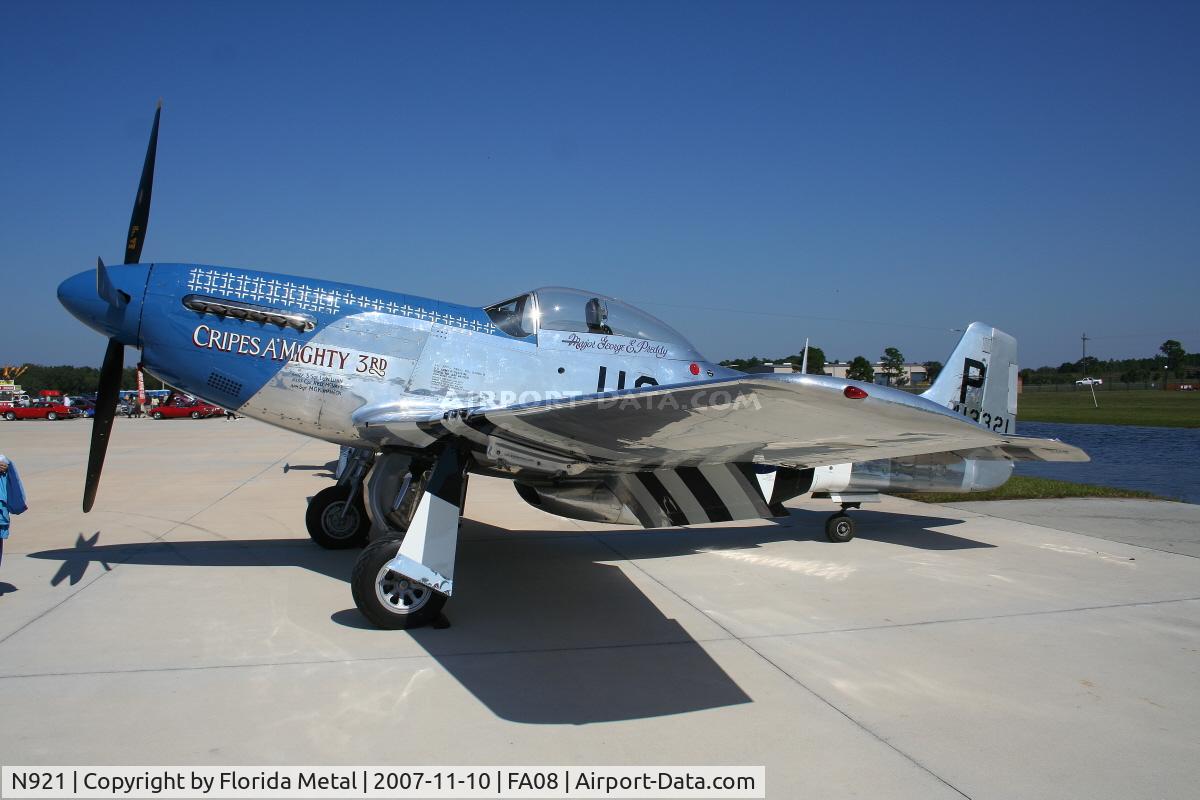 N921, 1945 North American P-51D Mustang C/N 124-48260 (45-11507), P-51D Cripes A'Mighty