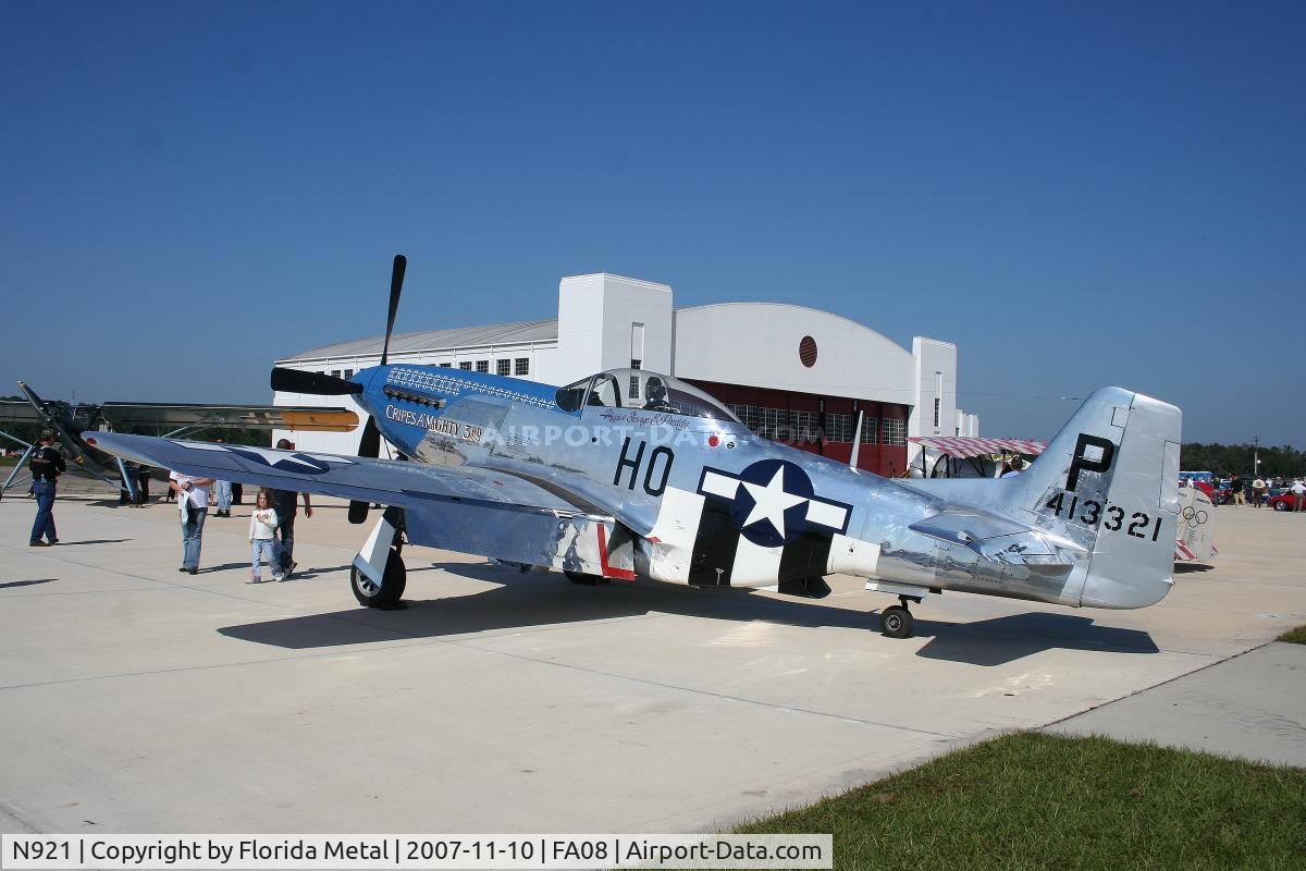N921, 1945 North American P-51D Mustang C/N 124-48260 (45-11507), P-51D Cripes A'Mighty